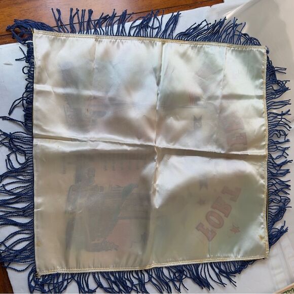 Vintage WW2 US Army mother and dad pillow cover Fort Sheridan Illinois - Picture 6 of 6